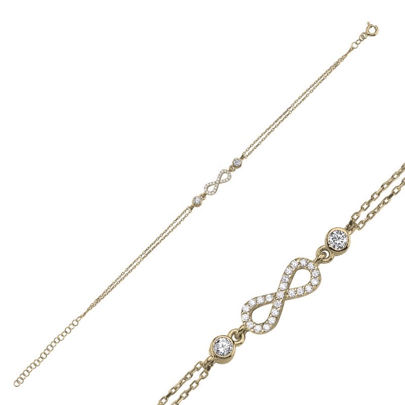 Infinity CZ Bracelet - B98908