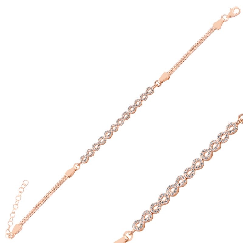 Infinity CZ Bracelet - B98916