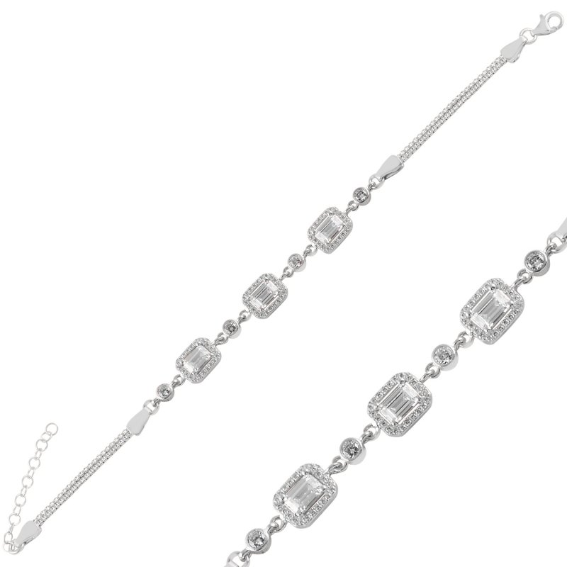 Baguette CZ Bracelet - B98921