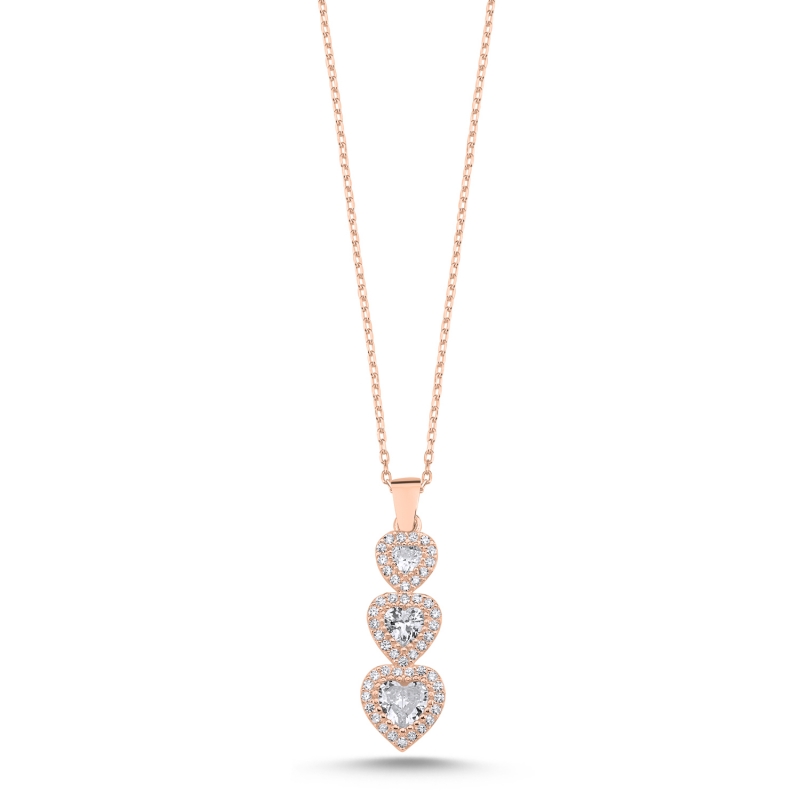 Heart CZ Necklace - N99148