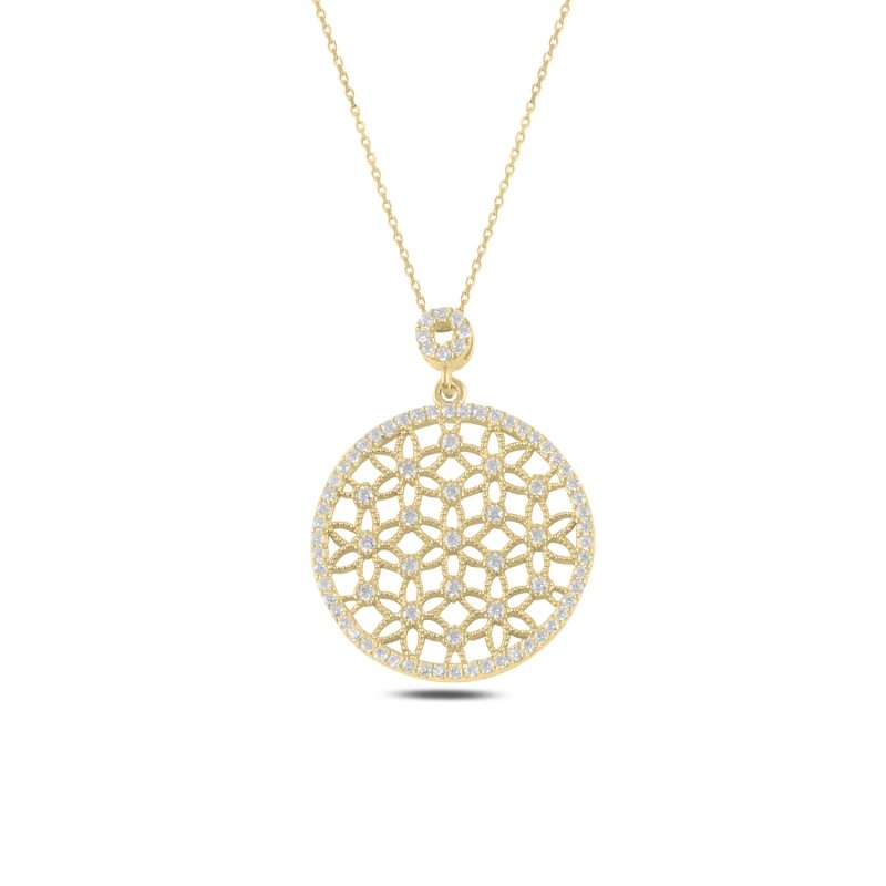 Round Flower of Life Necklace - N99150