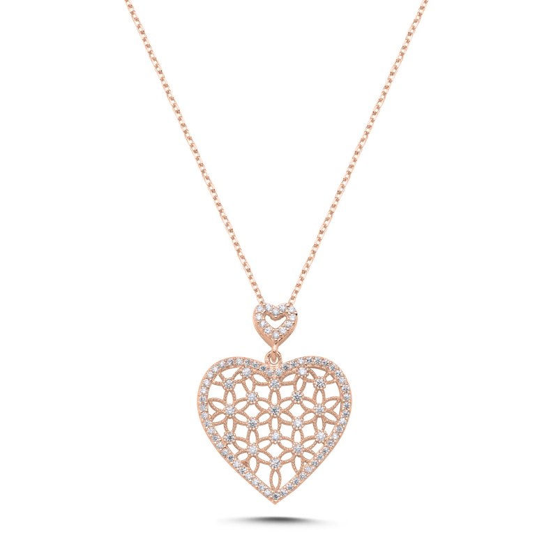 Heart Flower Of Life Necklace - N99152