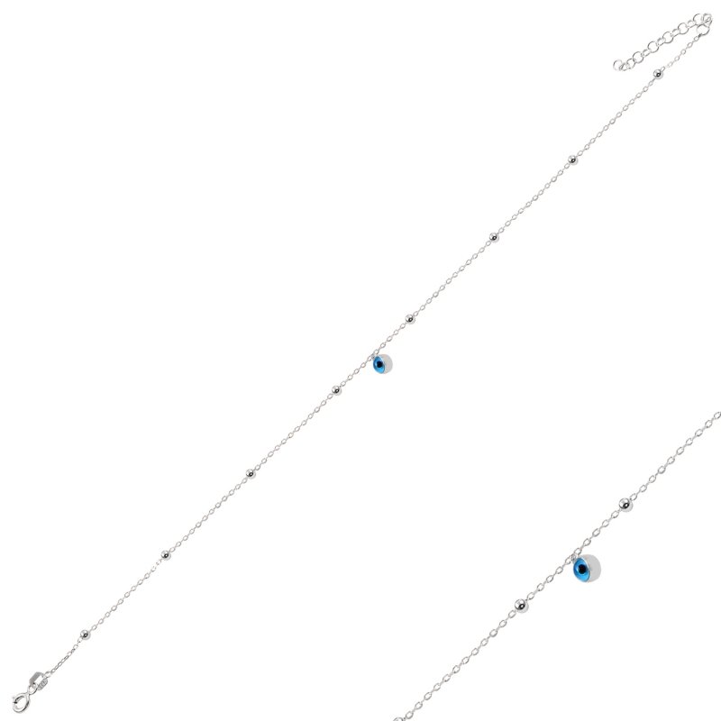 Dangle Evil Eye & Ball Anklet - ANK99183