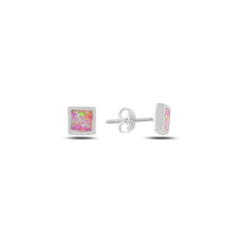 Opal Square Stud Earrings - E99682