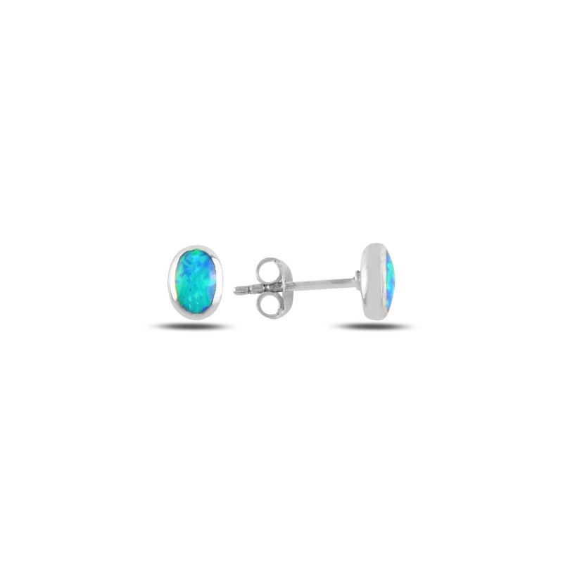 Opal Oval Stud Earrings - E99683