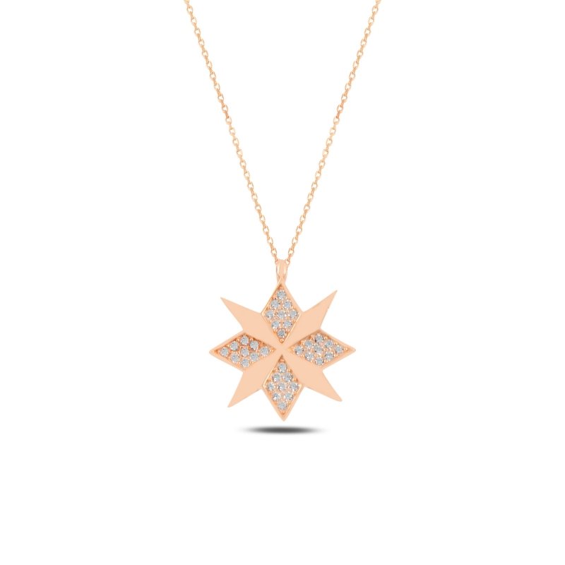 Compass CZ Necklace - N99934