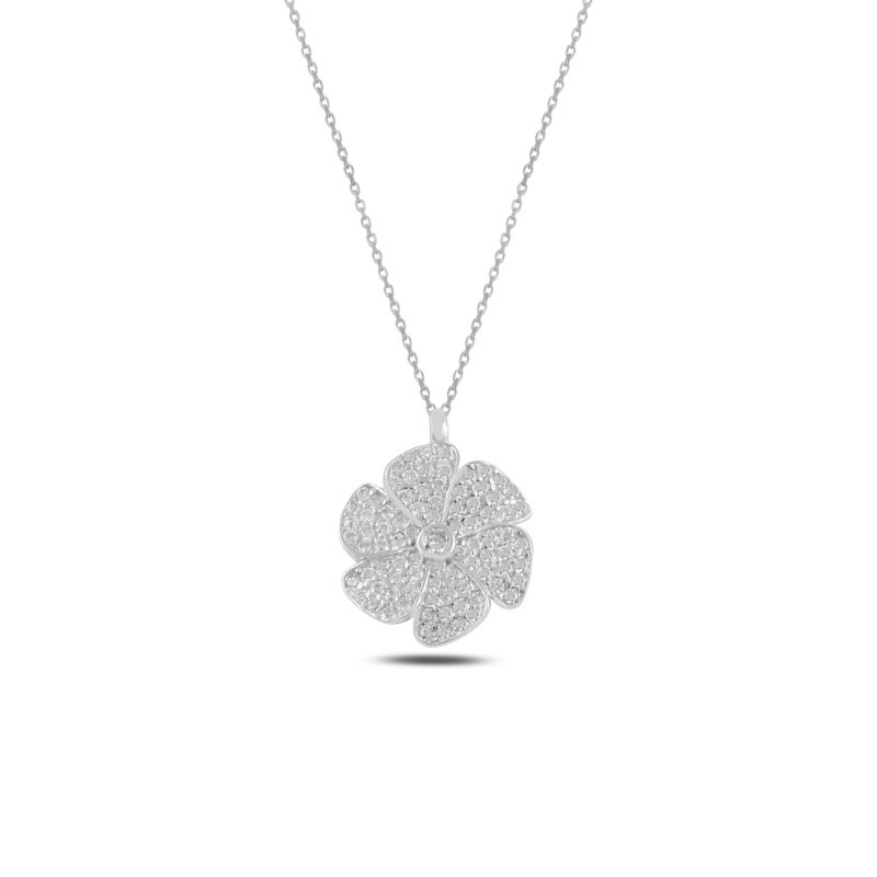 Flower CZ Necklace - N99937