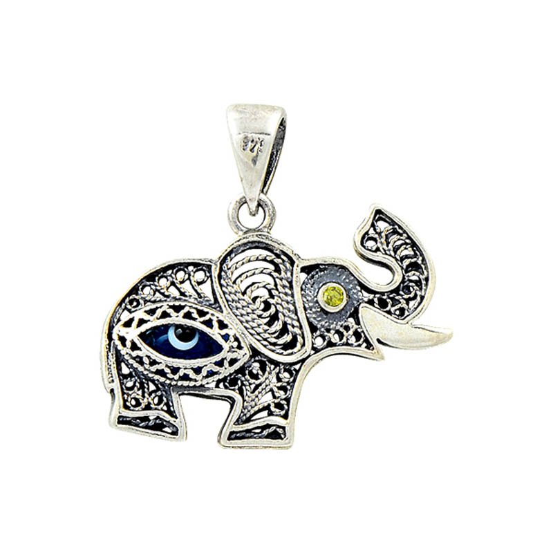 Evil Eye Silver Pendant - P08429