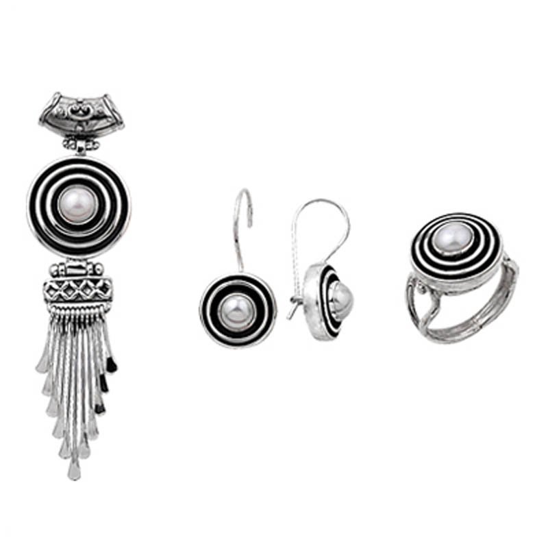 Silver Pearl Set - S00930