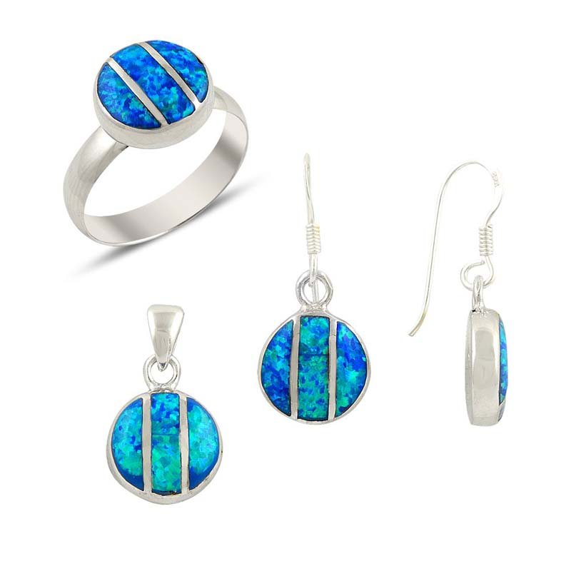 SILVER OPAL SET - S13725