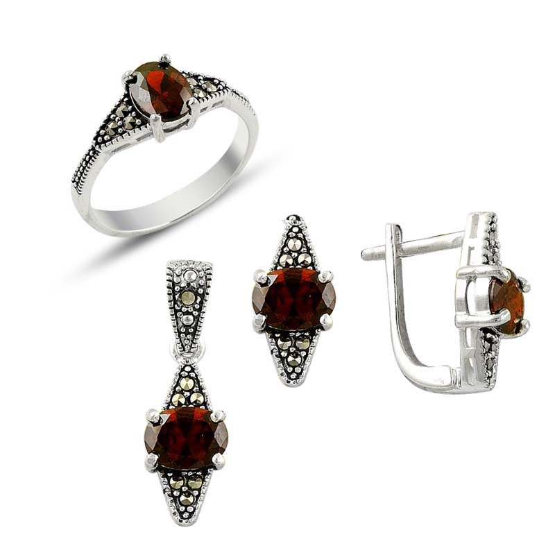 Marcasite & CZ Set - S13816